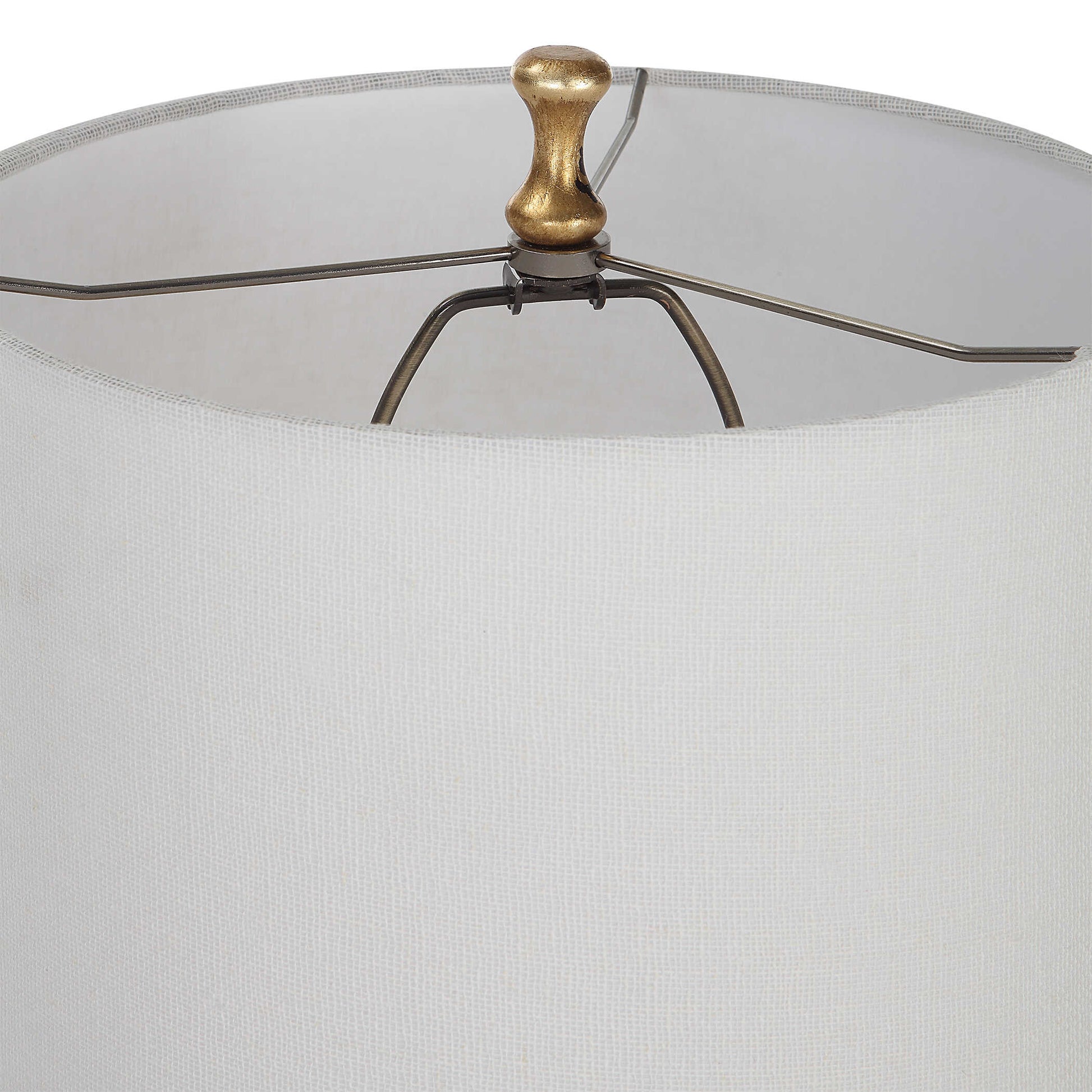 Wilbraham Round Gold Glass Table Lamps, S/2