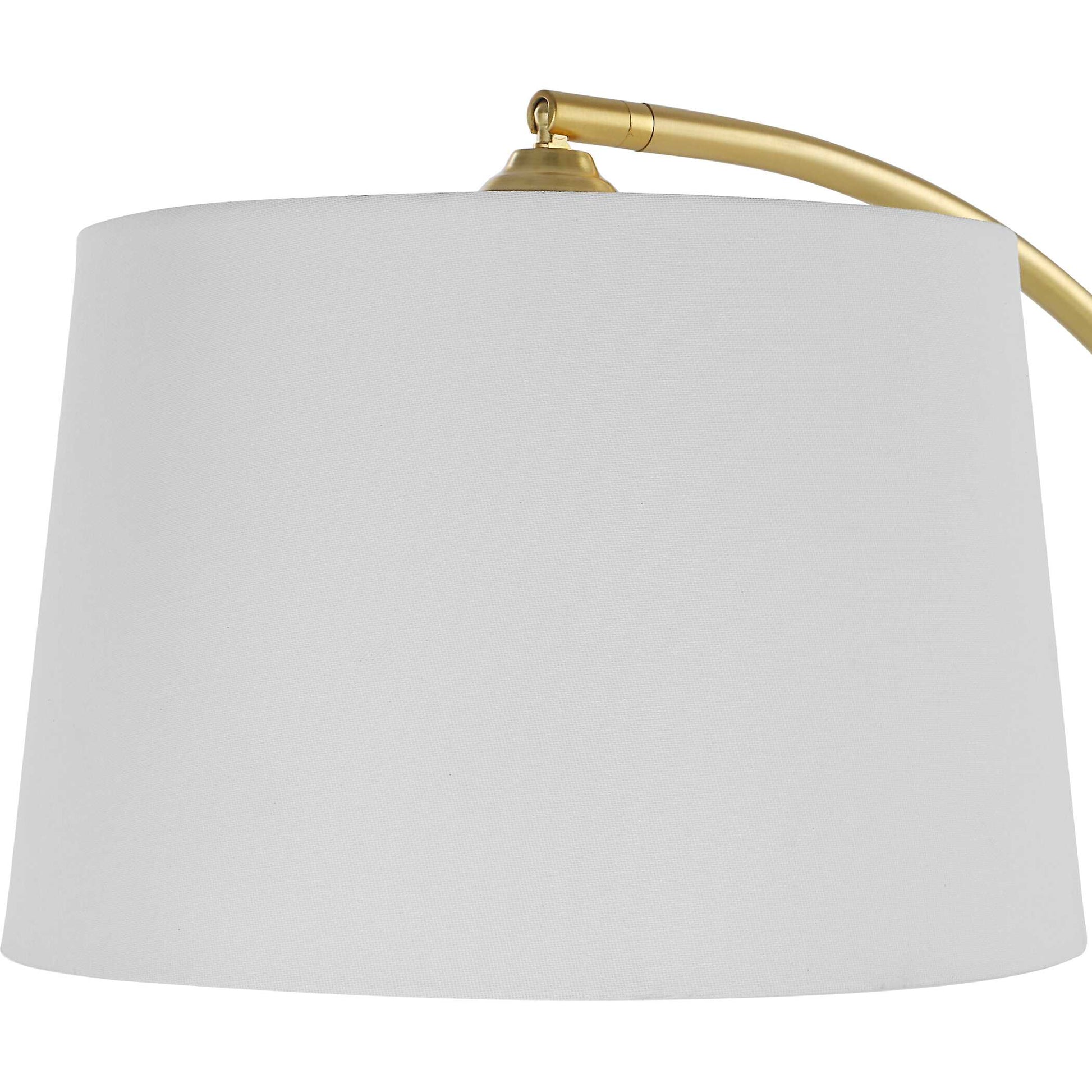 Zeffira Gold Marble Floor Lamp