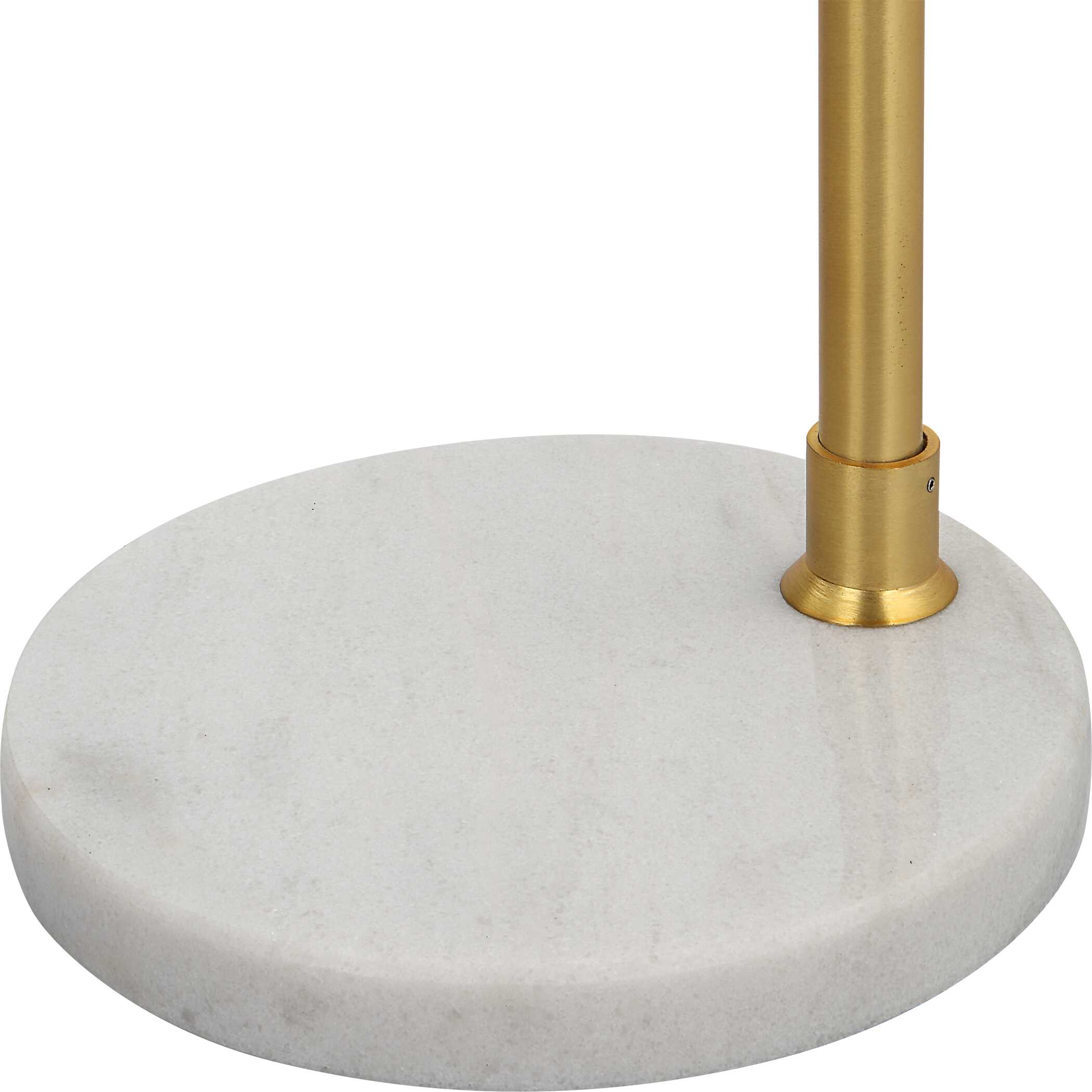 Zeffira Gold Marble Floor Lamp
