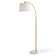 Zeffira Gold Marble Floor Lamp