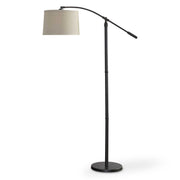 Amberleigh Matte Black Arc Floor Lamp