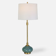 Uttermost Kaimana Aged Blue Buffet Lamp