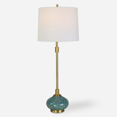Kaimana Aged Blue Buffet Lamp