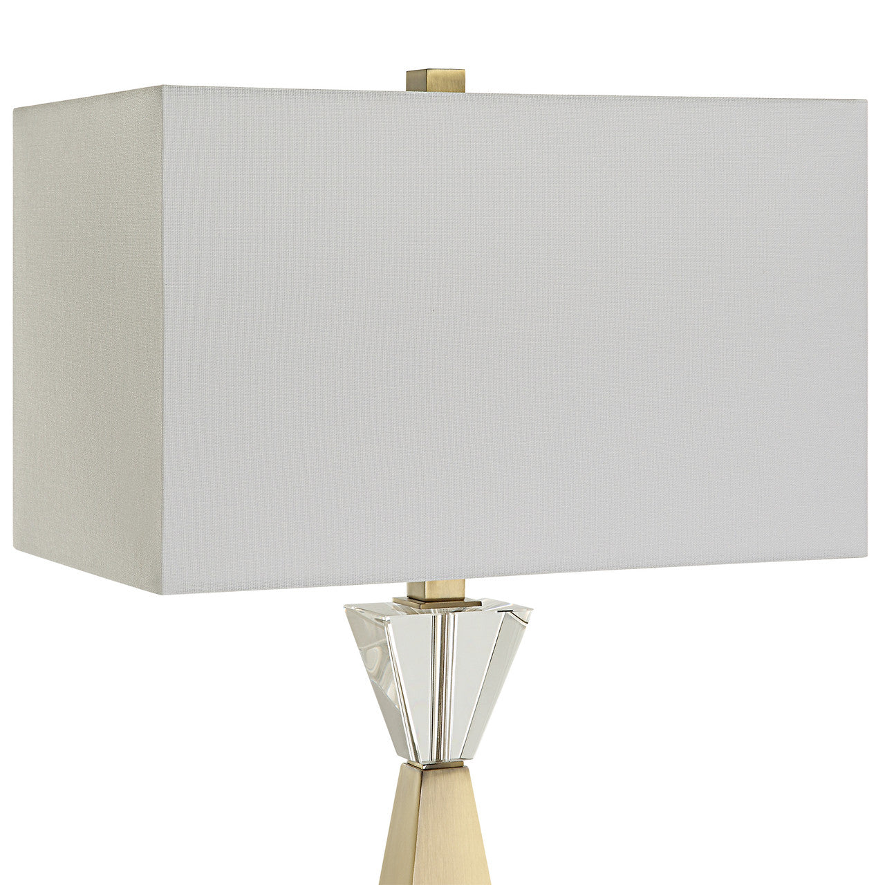 Uttermost Arete Modern Brass Table Lamp