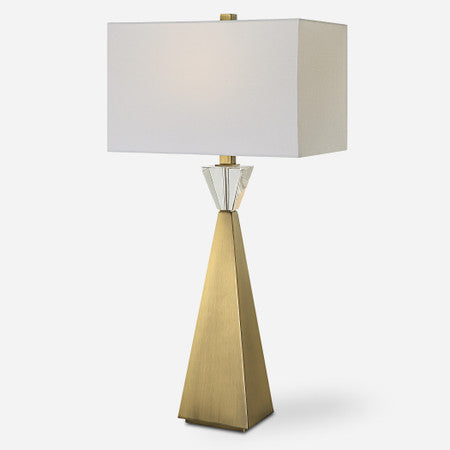Arete Modern Brass Table Lamp