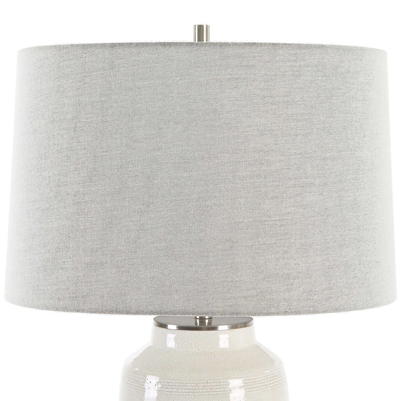 Uttermost Odawa White Farmhouse Table Lamp | Zin Home – zinhome