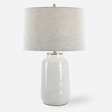 Odawa White Farmhouse Table Lamp