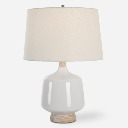 Opal Gloss White Table Lamp