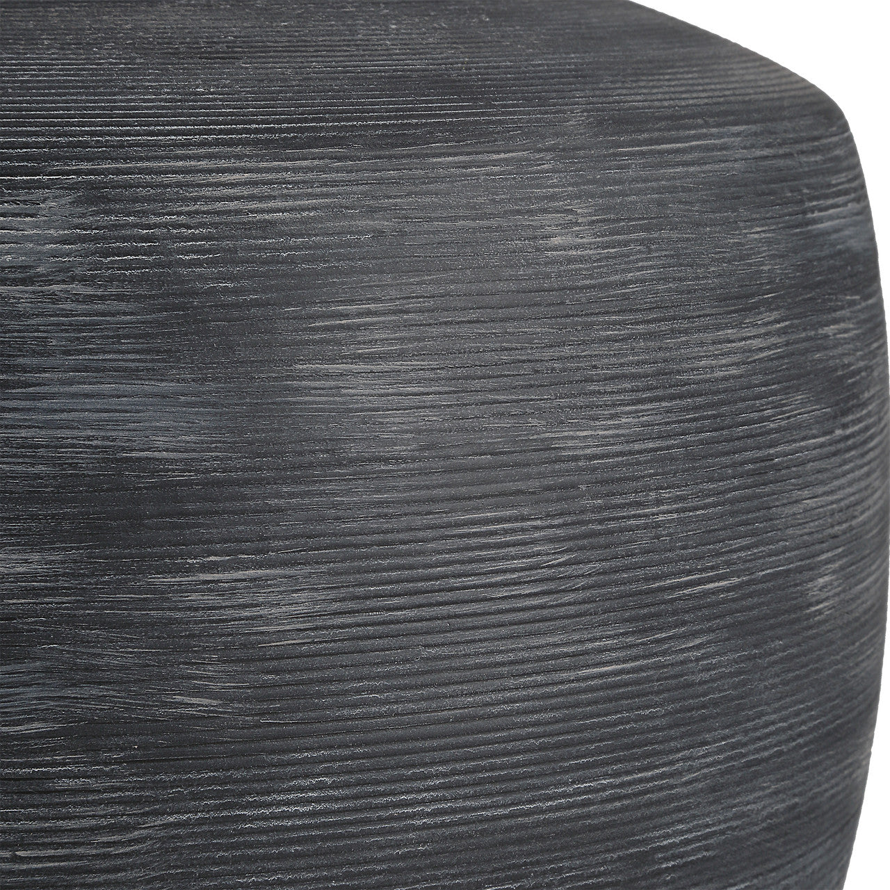 Uttermost Graphite Ribbed Table Lamp