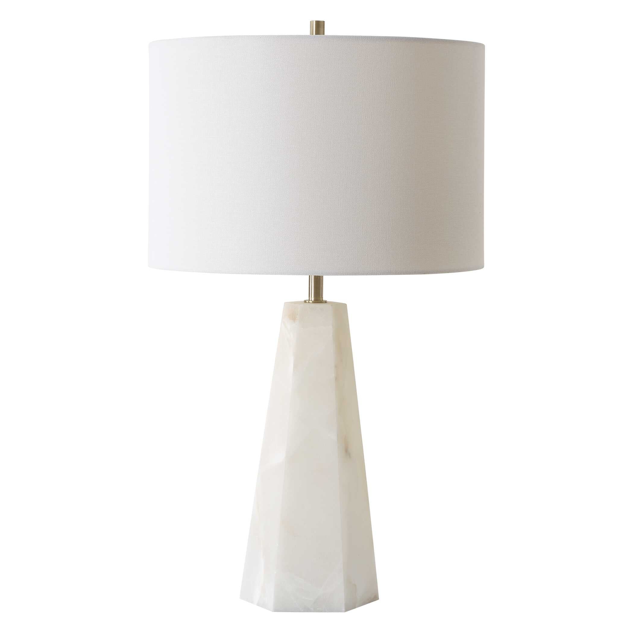 Edgemont Cream Marble Table Lamp