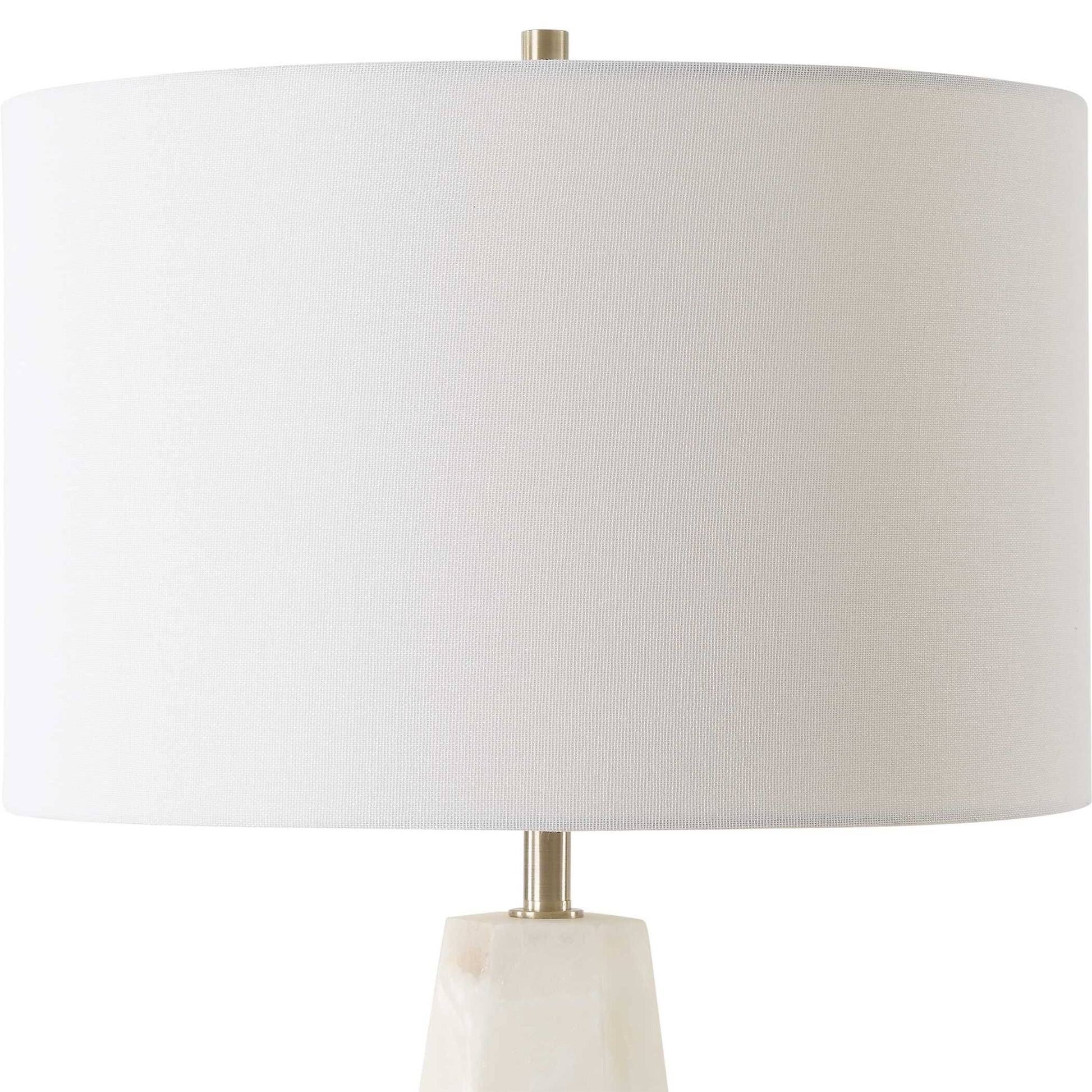 Edgemont Cream Marble Table Lamp