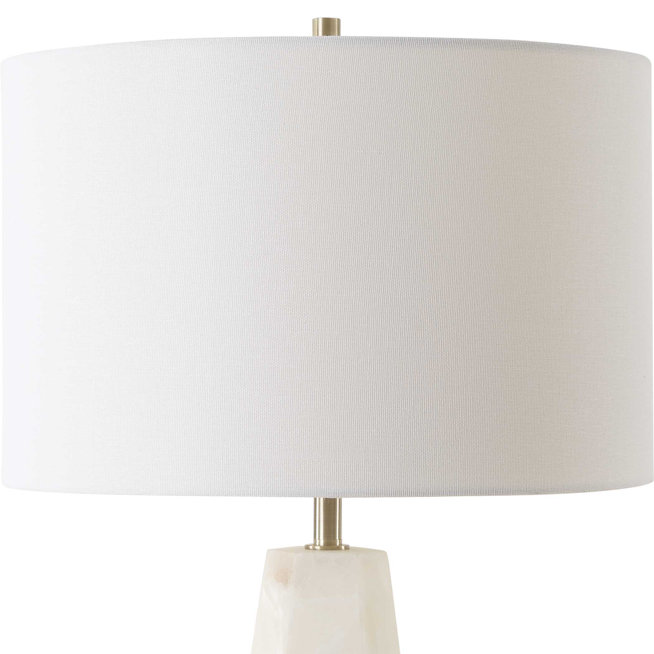 Edgemont Cream Marble Table Lamp