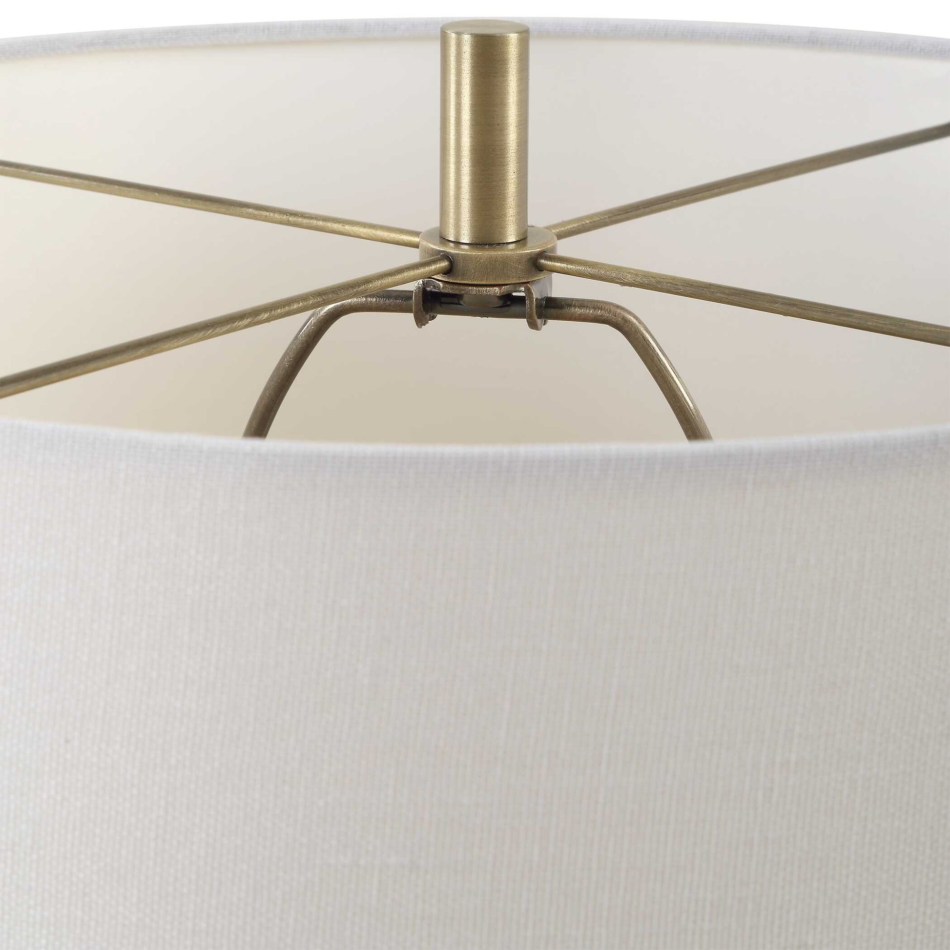 Edgemont Cream Marble Table Lamp