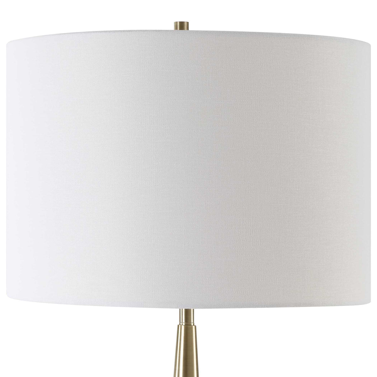 Glenmoor Round Antique Brass Table Lamp