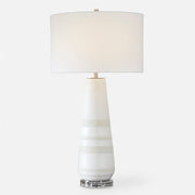 Uttermost Santino Crackled Ivory Table Lamp