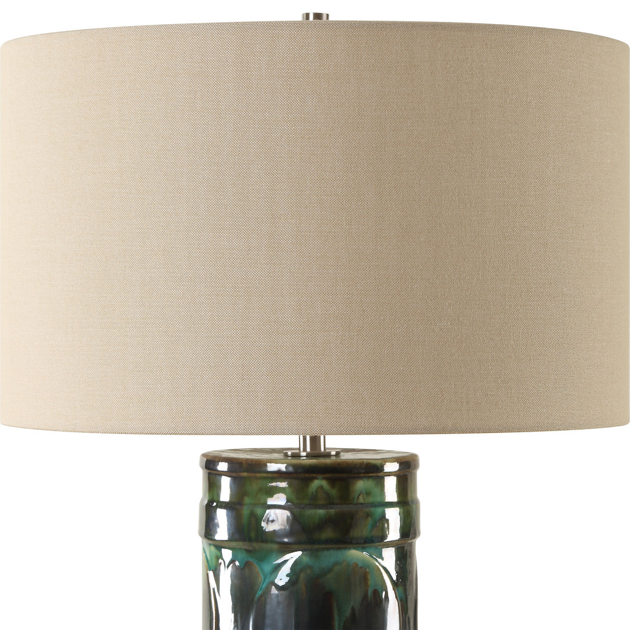 Uttermost Loch Green Glaze Table Lamp