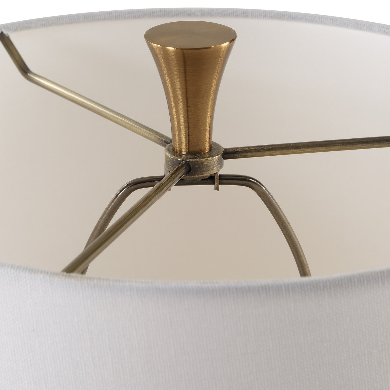 Uttermost Colette White Stone Table Lamp