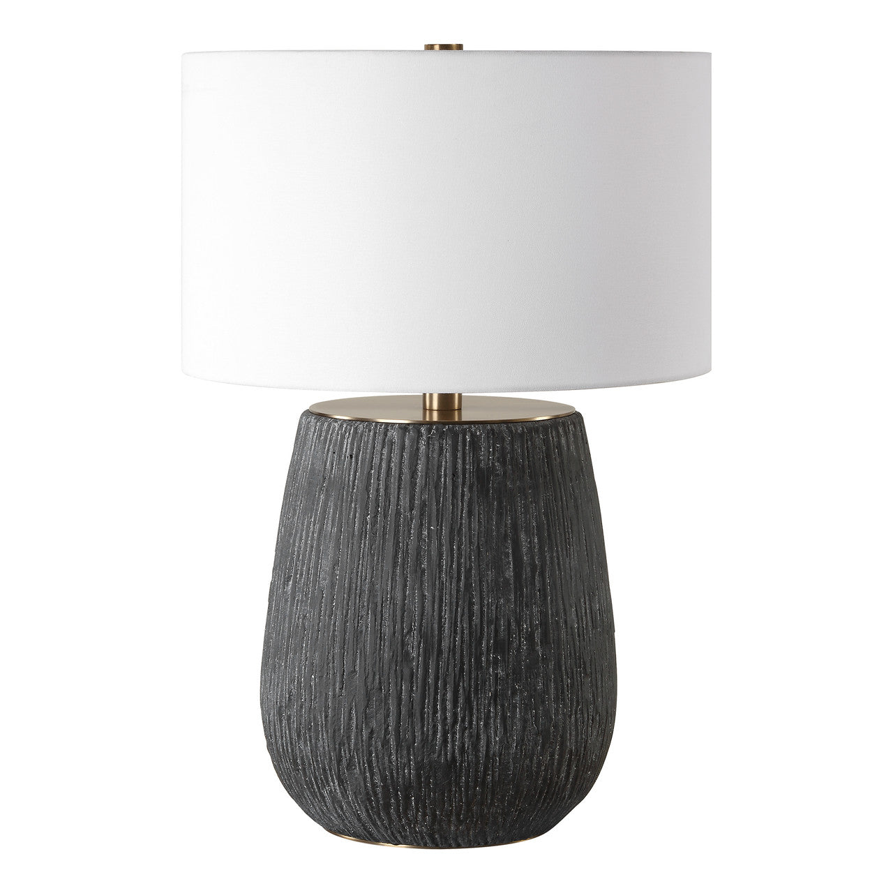 Uttermost Americana Aged Black Table Lamp