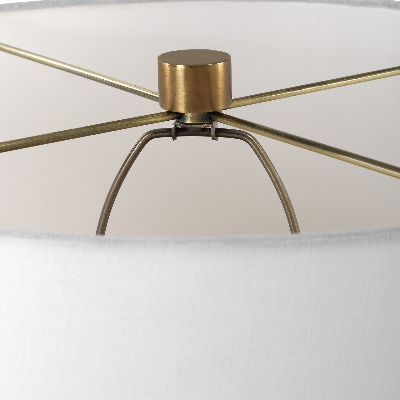 Uttermost Americana Aged Black Table Lamp