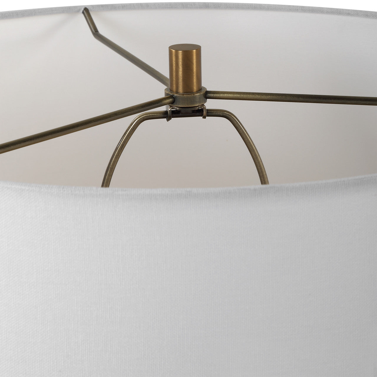 Uttermost Stratified White Table Lamp