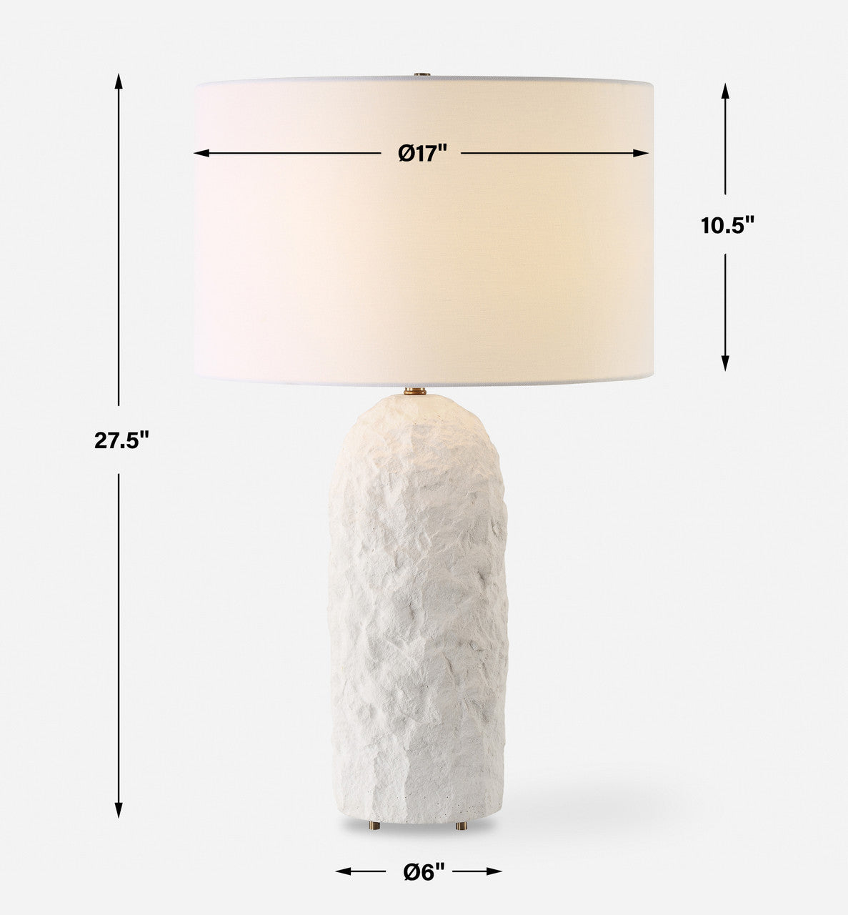 Uttermost Vieste White Table Lamp