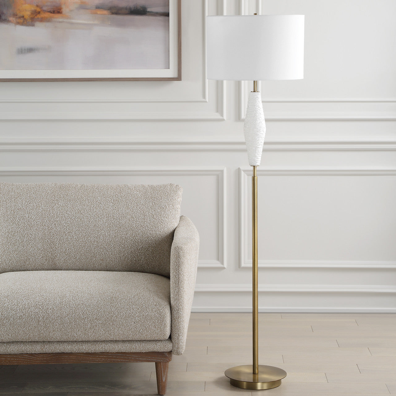 Uttermost Quite The Buzz Floor Lamp