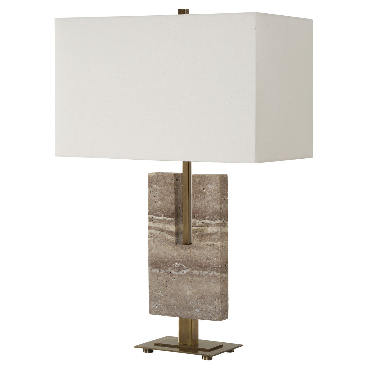 Uttermost Turning Point Travertine Table Lamp