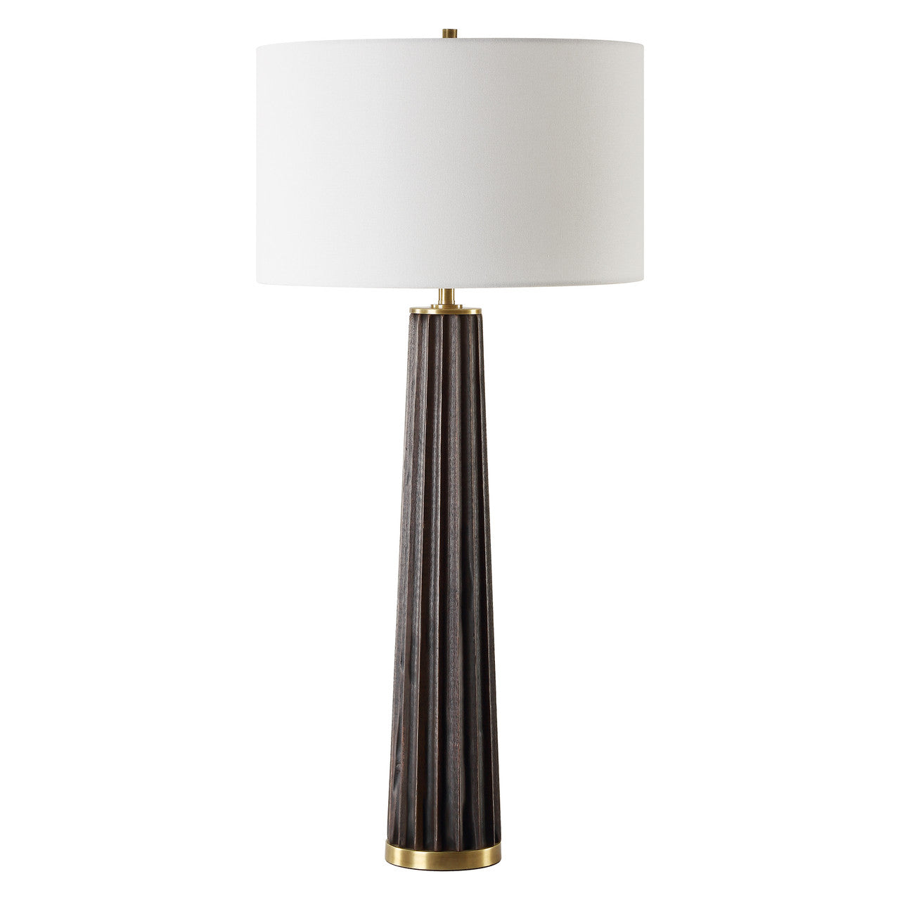 Uttermost Forage Dark Scalloped Table Lamp