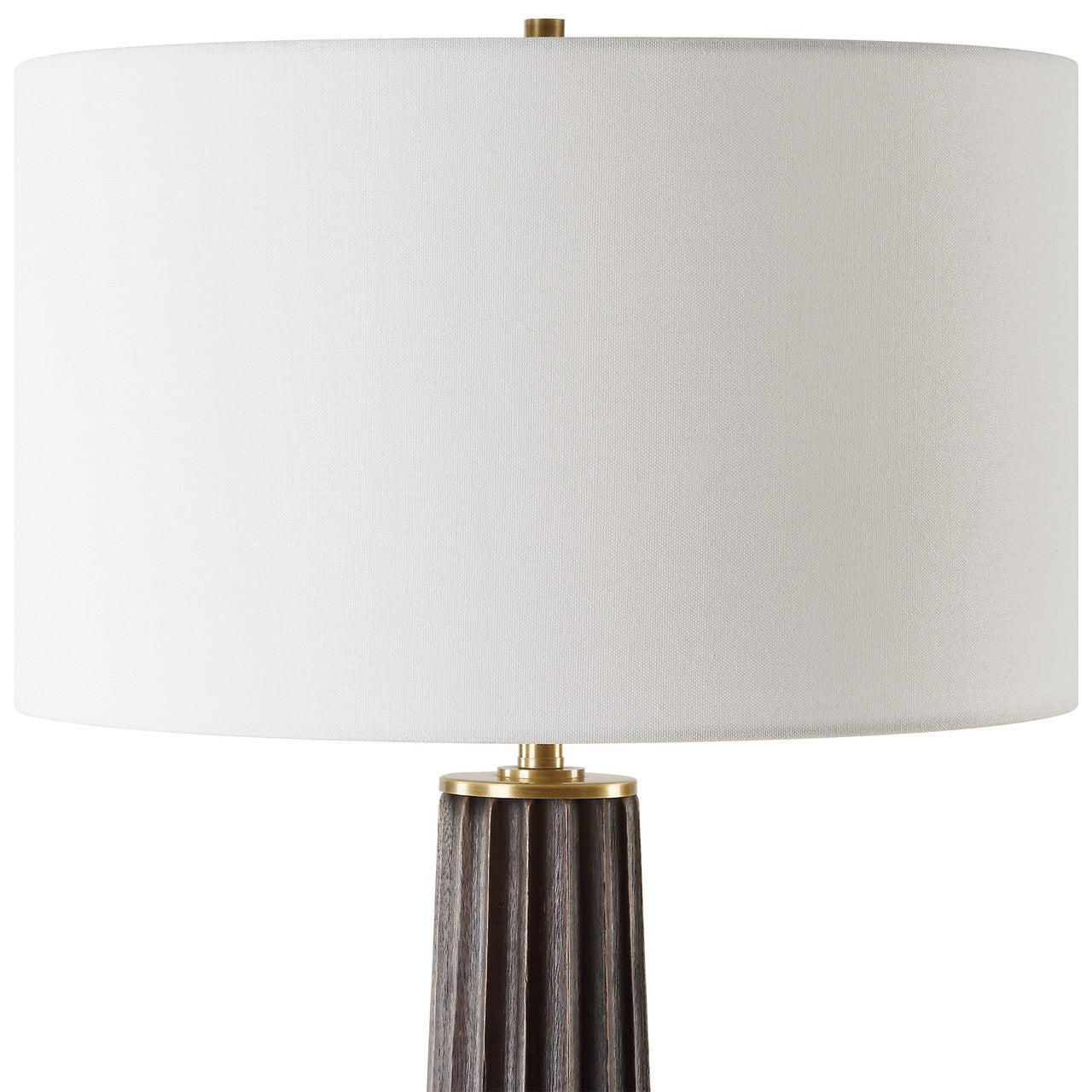 Uttermost Forage Dark Scalloped Table Lamp