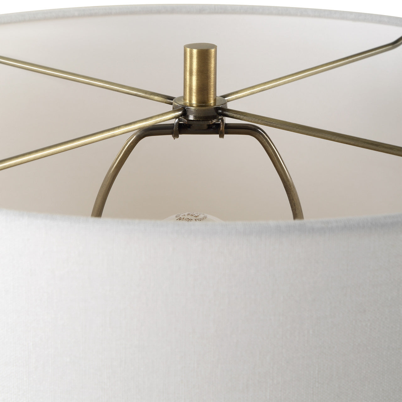 Uttermost Forage Dark Scalloped Table Lamp