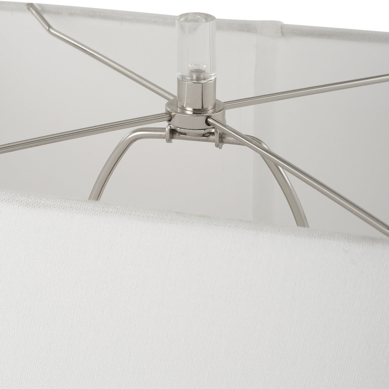 Uttermost Free Flowing Nickel Table Lamp
