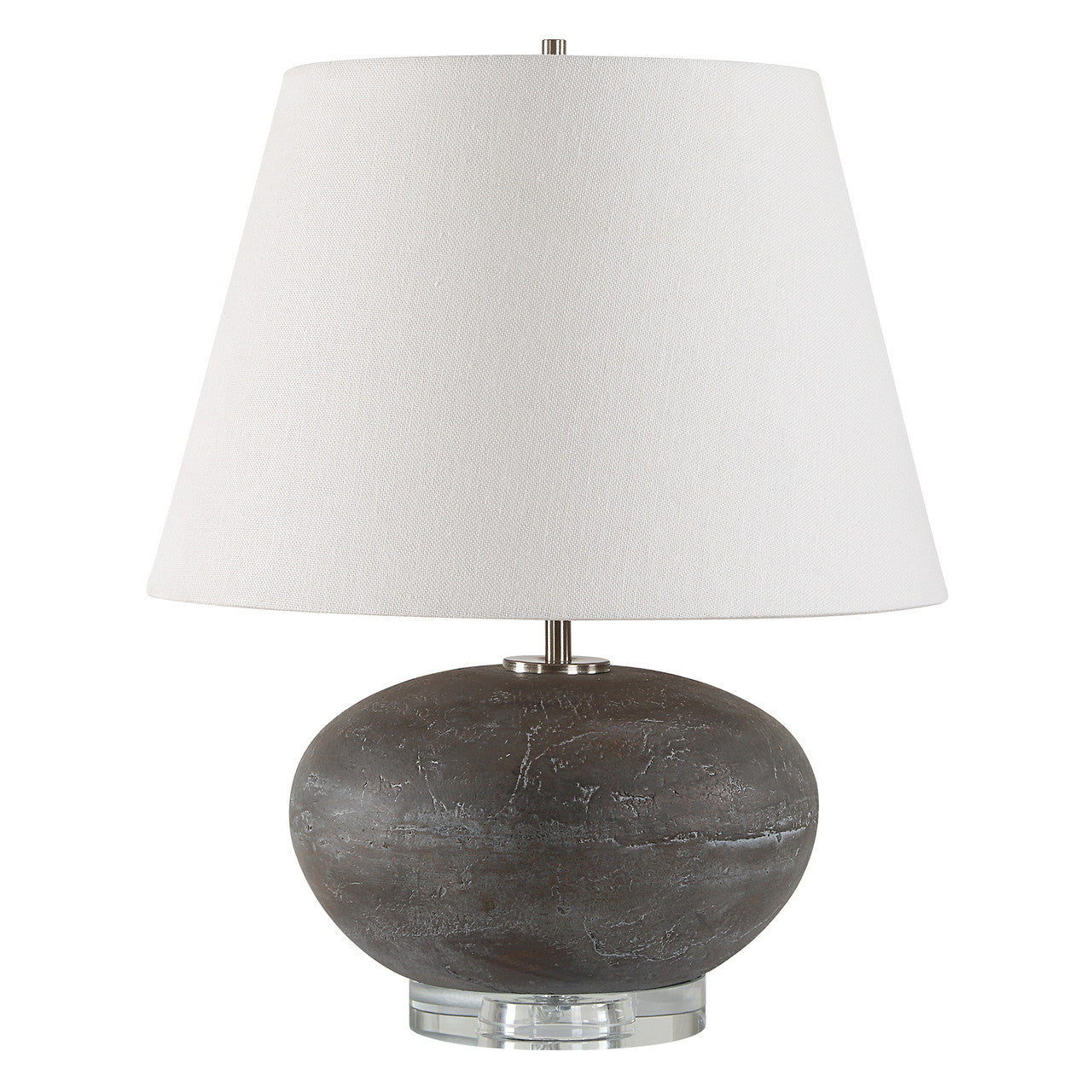 Uttermost Beckley Gray Stone Table Lamp