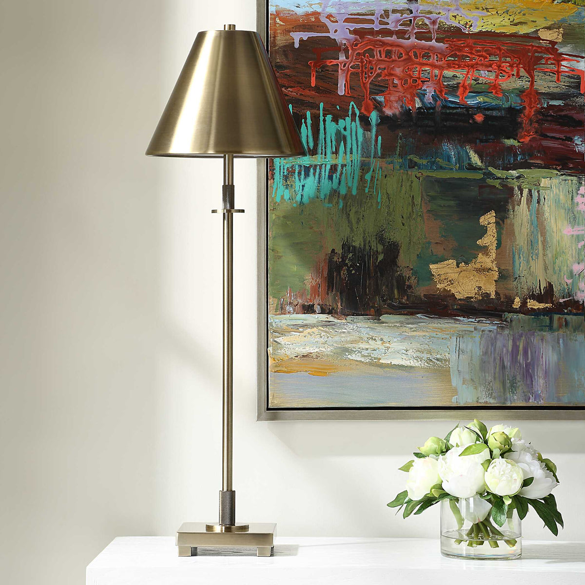 Hazelmere Antique Brass Table Lamp