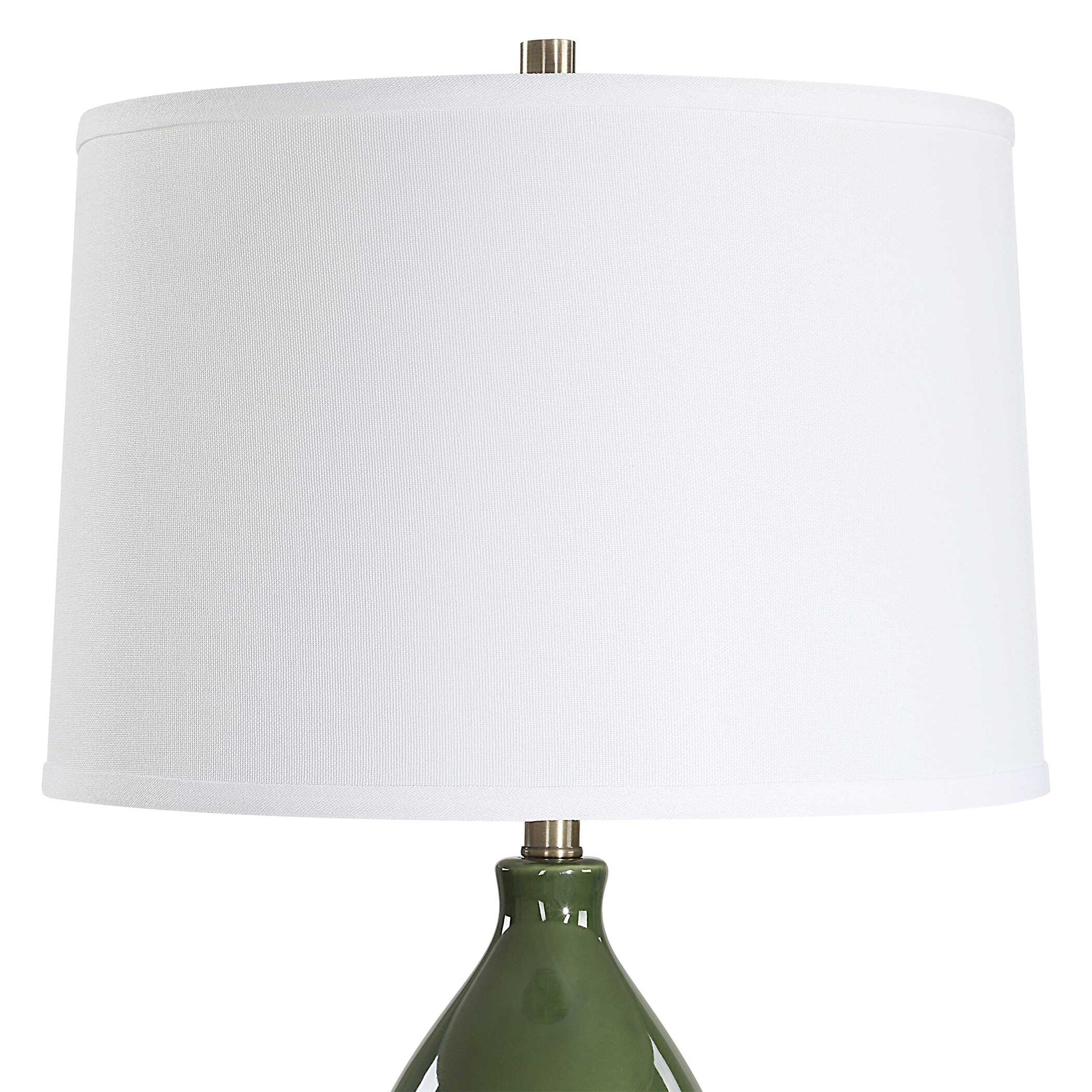 Junipero Green Ceramic Table Lamp