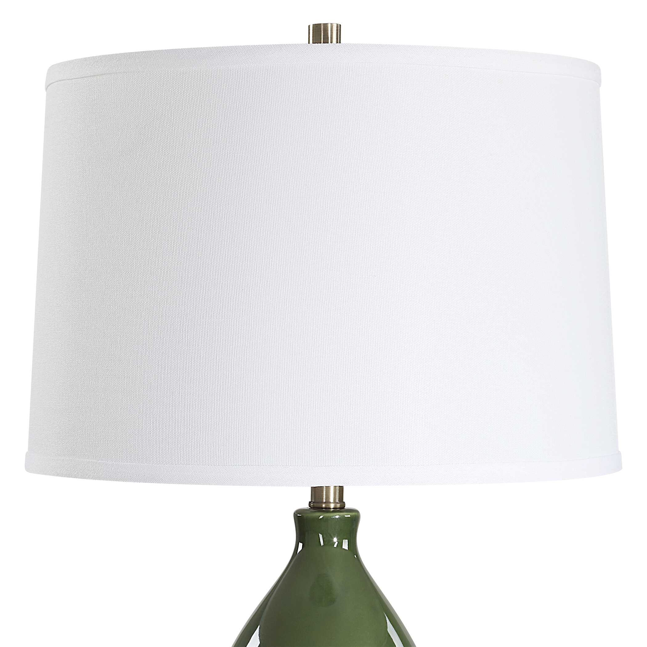 Junipero Green Ceramic Table Lamp