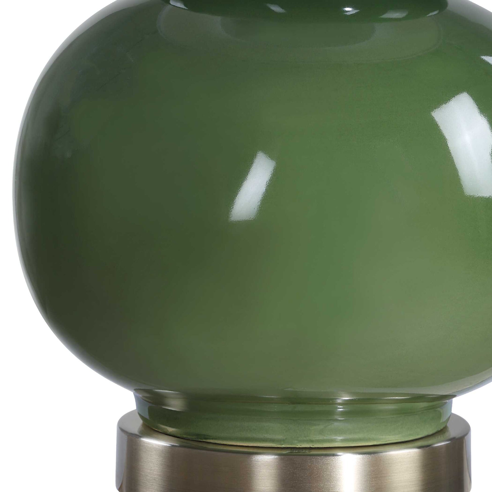Junipero Green Ceramic Table Lamp