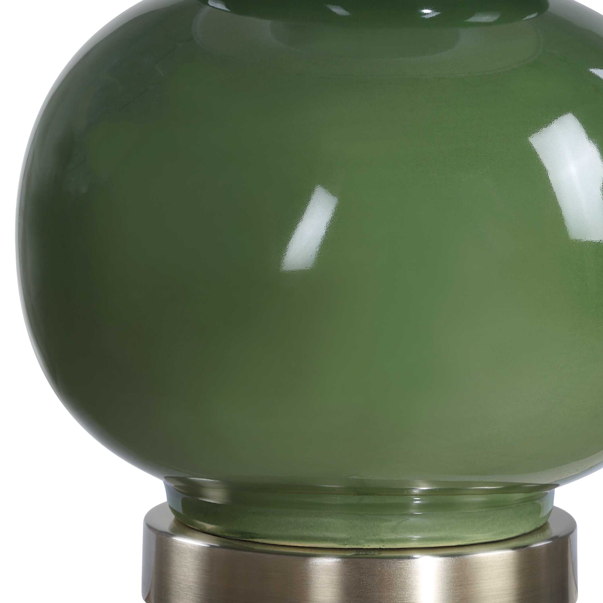 Junipero Green Ceramic Table Lamp