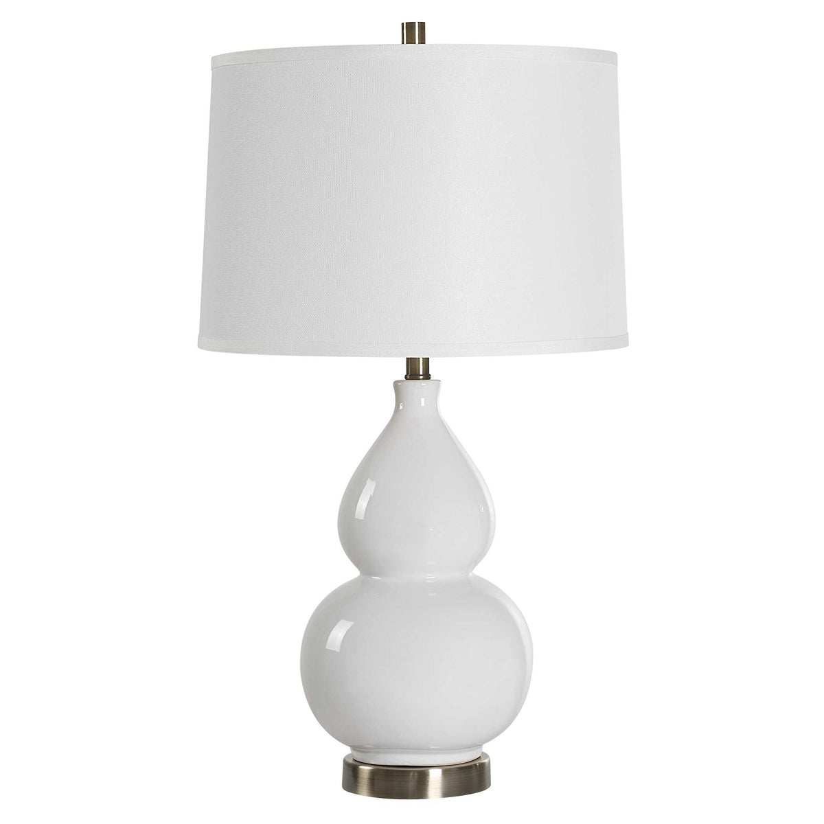 Lochwood White Ceramic Table Lamp