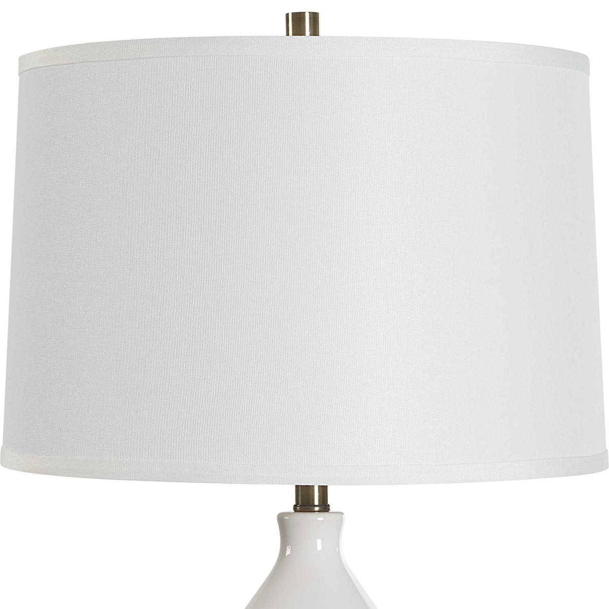 Lochwood White Ceramic Table Lamp
