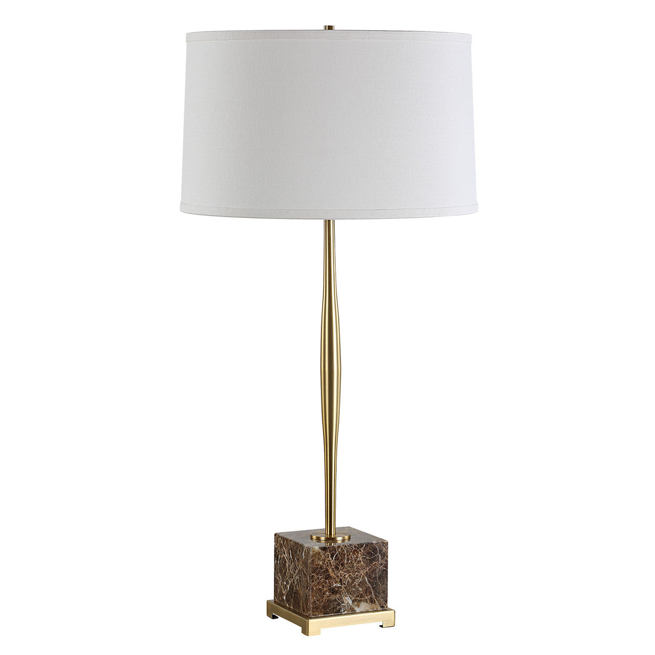 Uttermost Booker Thin Brass Table Lamp