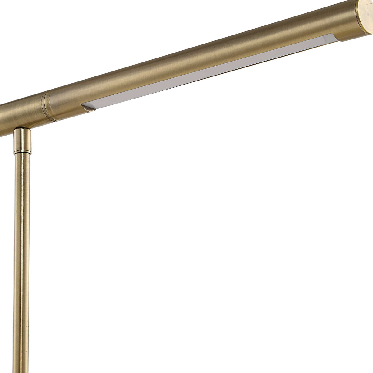 Nettleton Antique Brass Desk Lamp