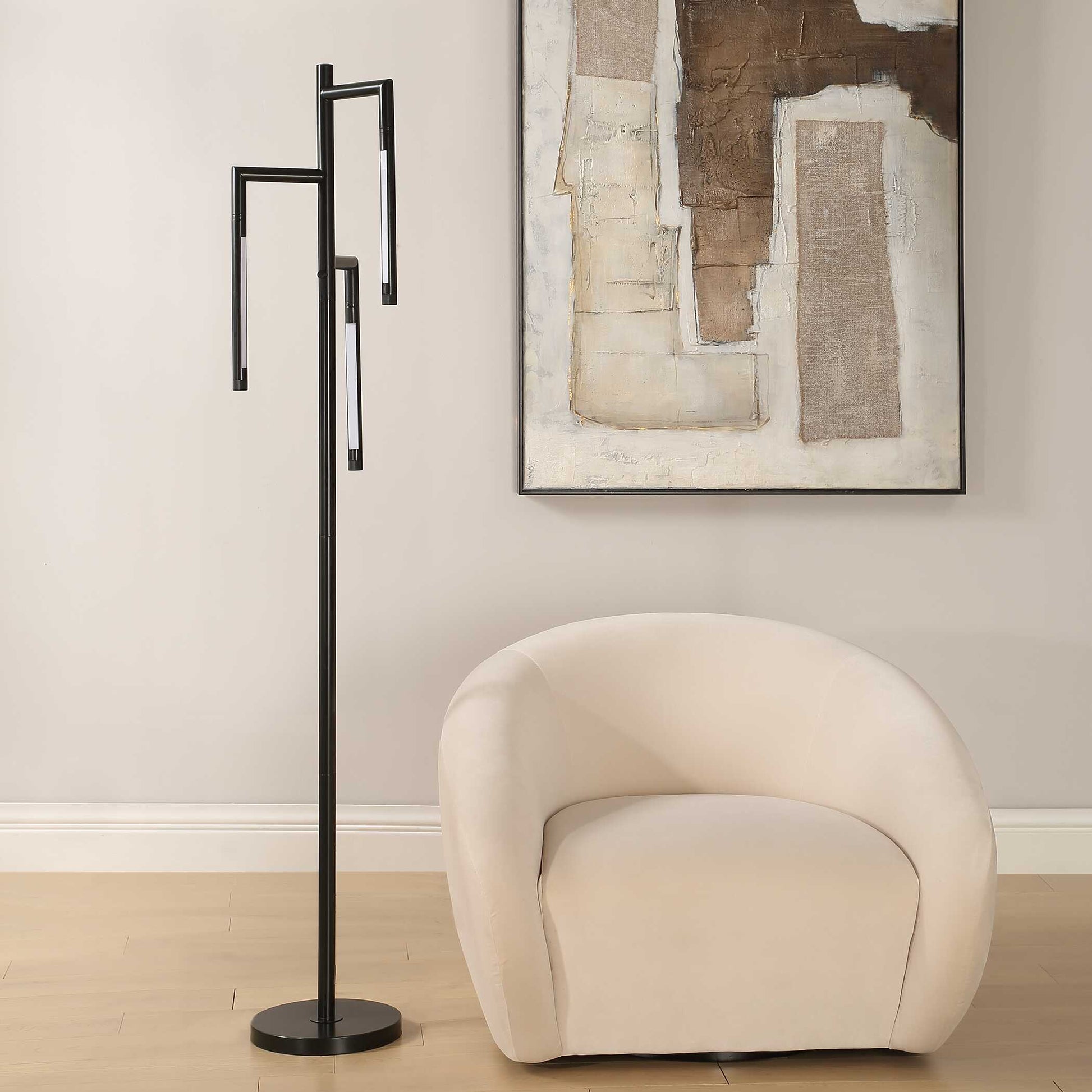 Marbury Black Floor Lamp