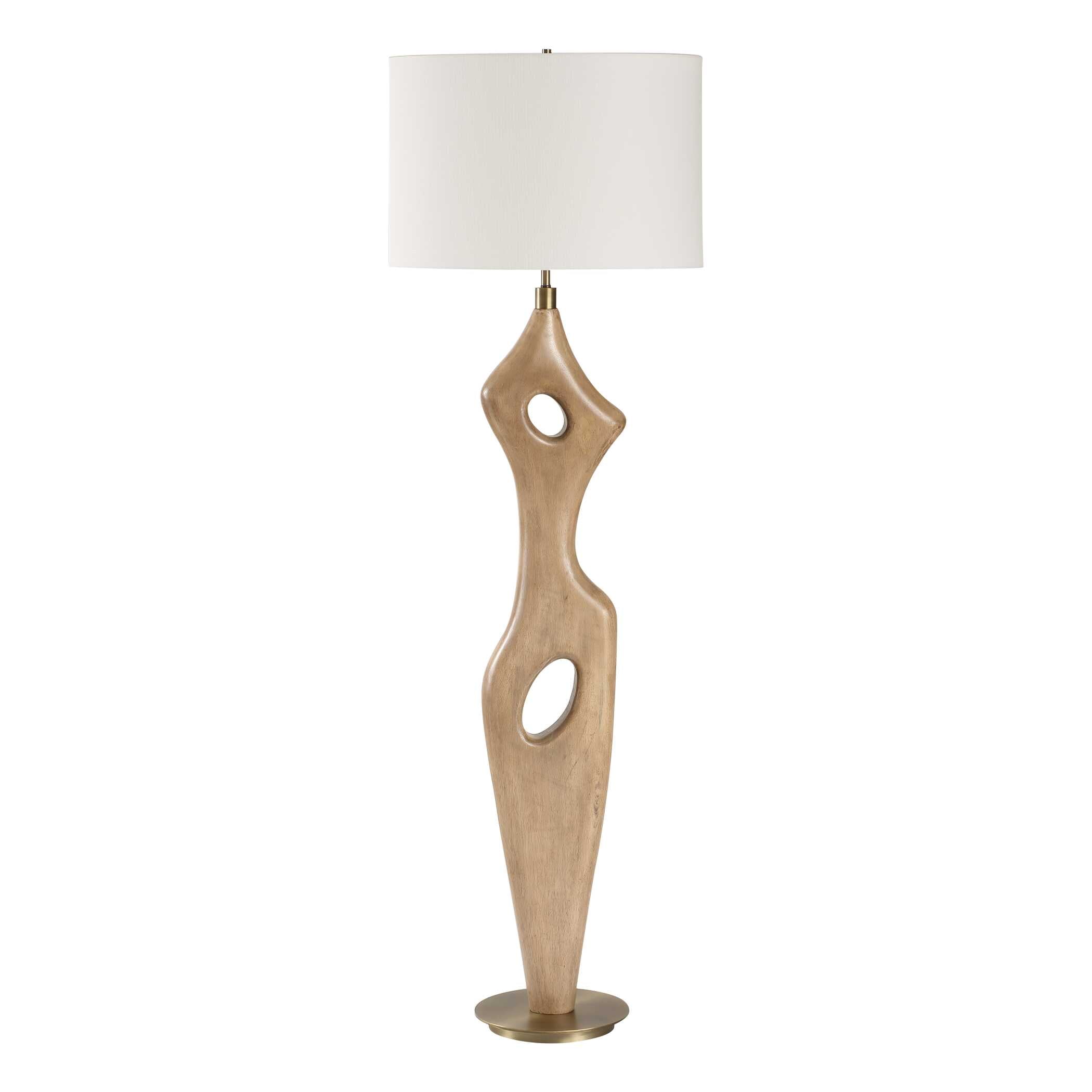 Uttermost Almyra Solid Wood Floor Lamp