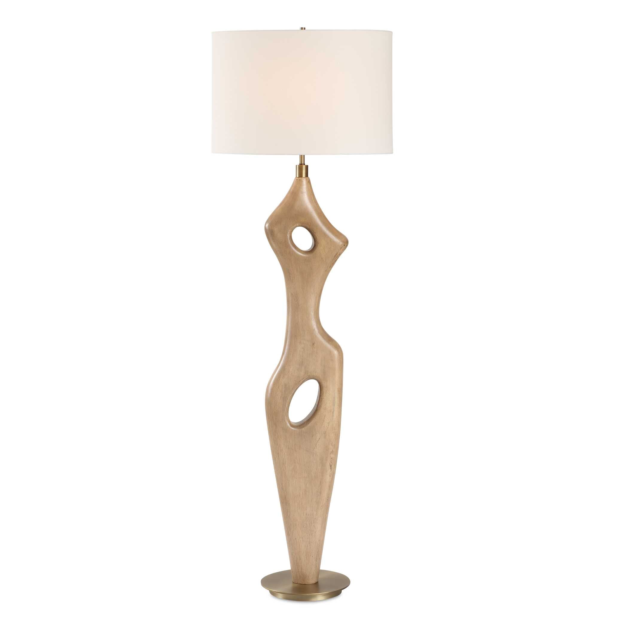Uttermost Almyra Solid Wood Floor Lamp