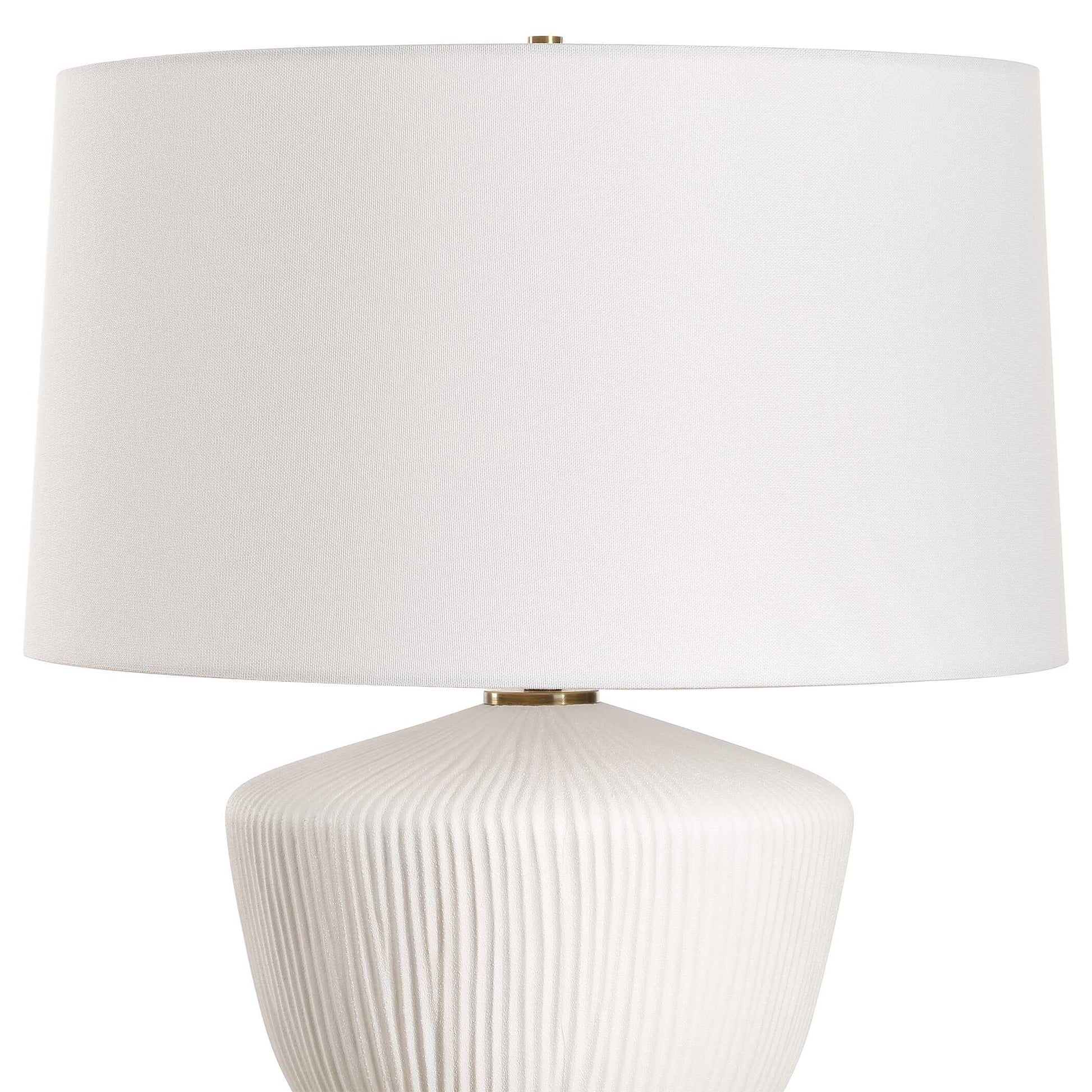 Uttermost Maisie White Table Lamp