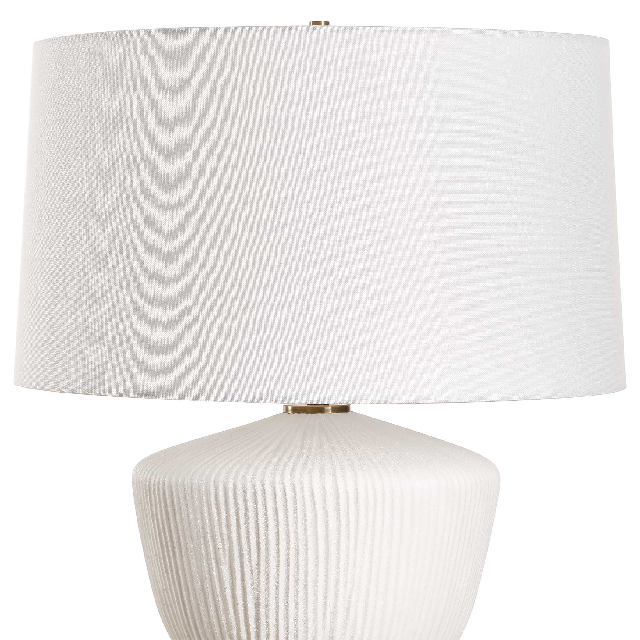 Uttermost Maisie White Table Lamp