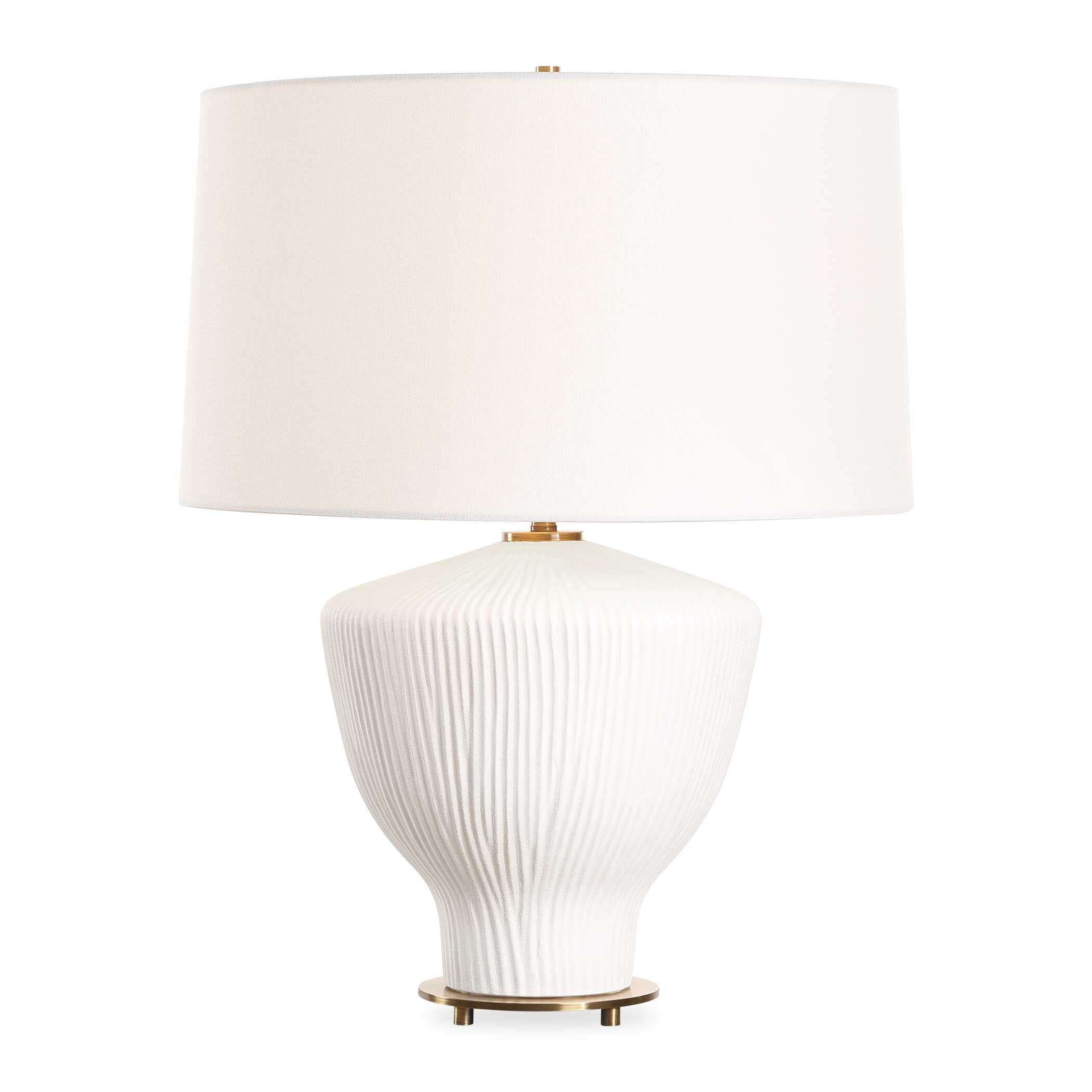 Uttermost Maisie White Table Lamp
