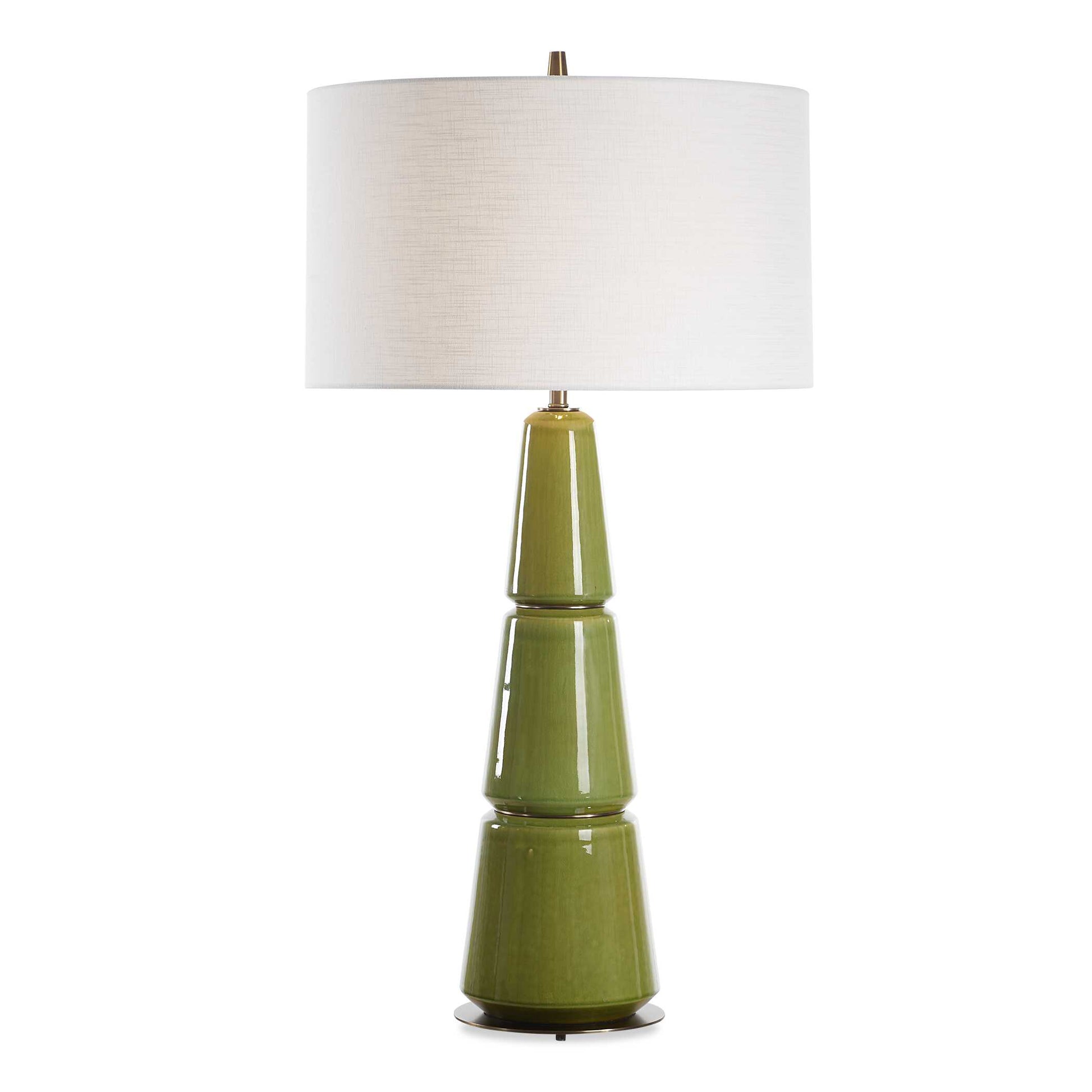 Uttermost Mendell Moss Green Table Lamp