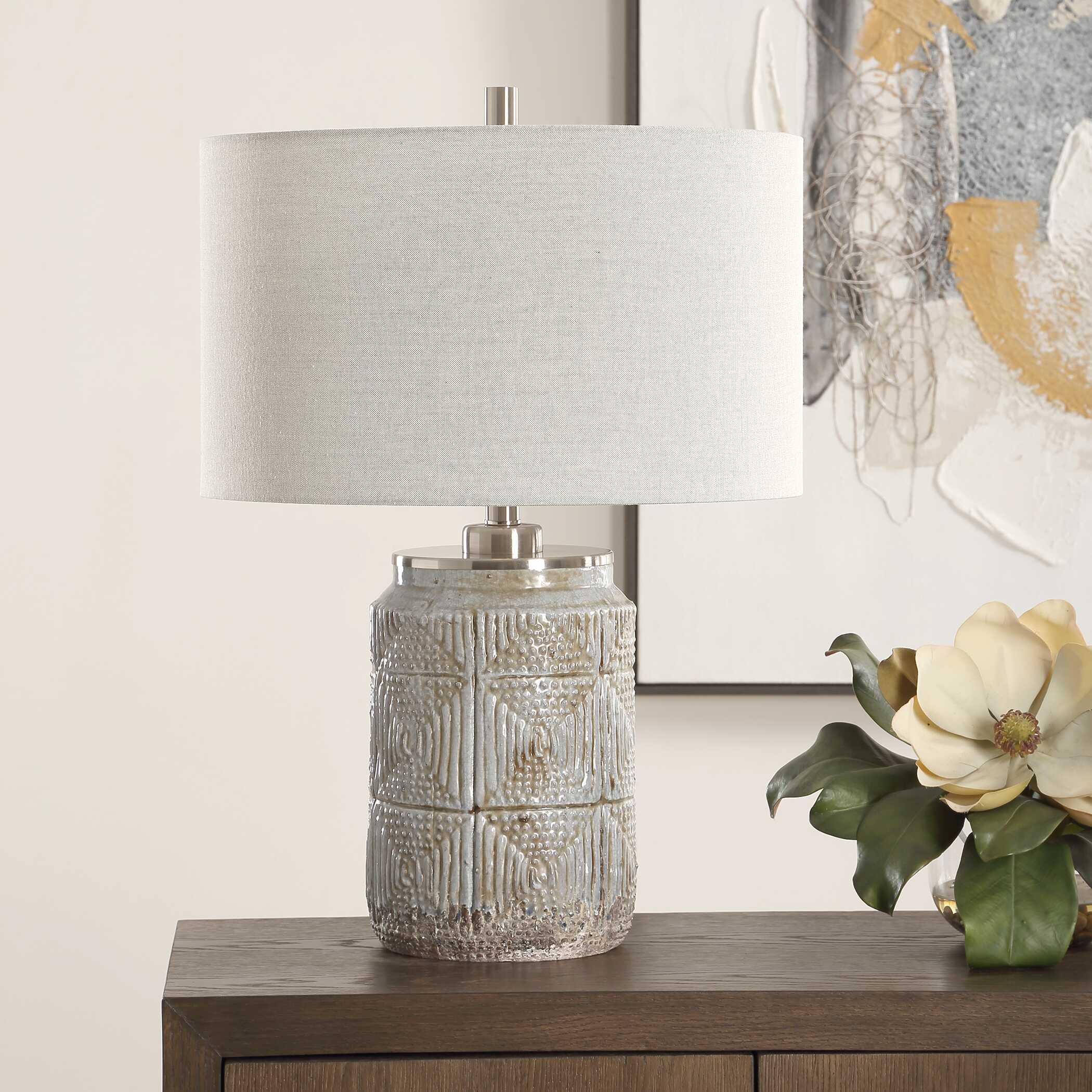 Uttermost Graydon Gray Table Lamp