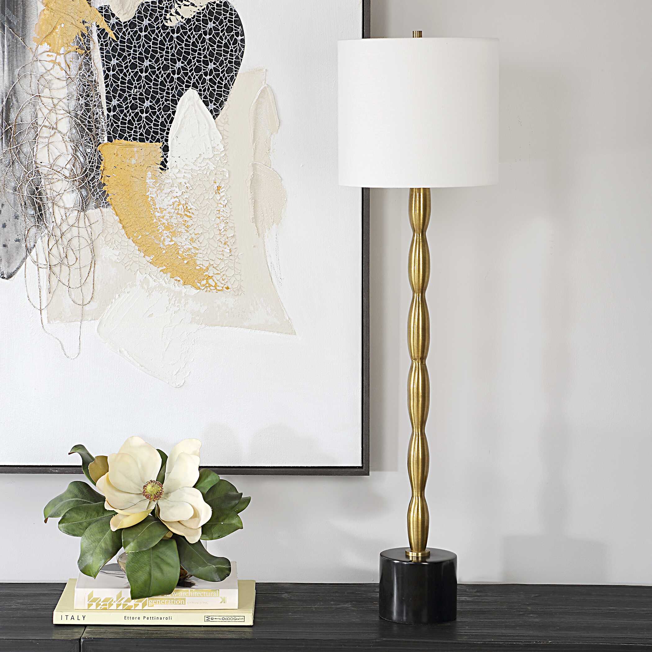Uttermost Ezra Brass Buffet Lamp